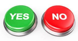 yes no button