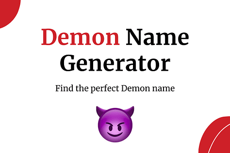 The official demon name generator thumbnail