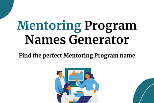 mentoring program names generator