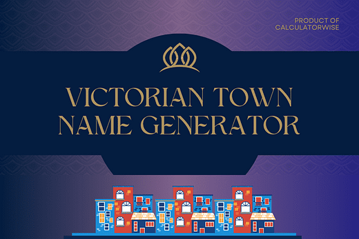 Victorian Town Name Generator Thumbnail