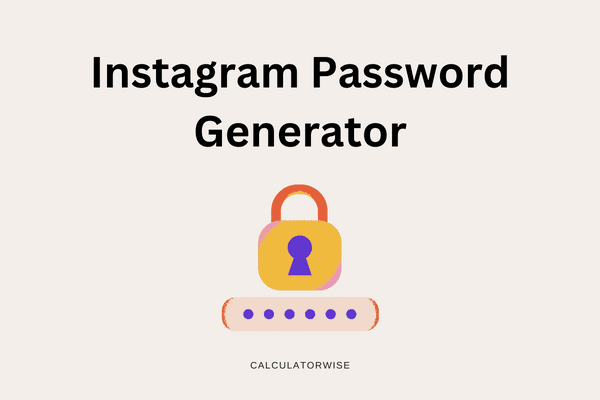 Instagram password generator thumbnail
