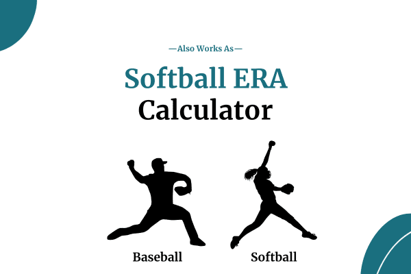 softball era calculator thumbnail with illustration of a softball pitcher