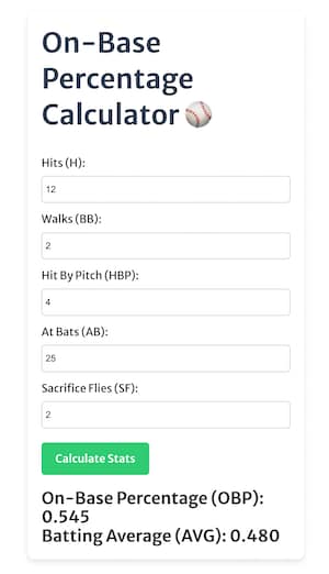 screenshot showing how to use the obp calculator